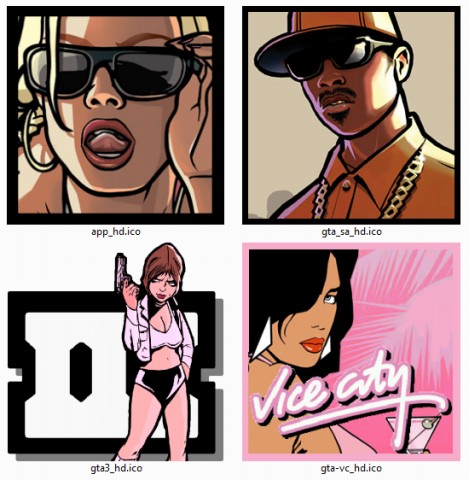 GTA III Era "HD Icons Pack"