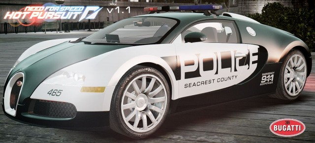 Bugatti Veyron 16.4 Police NFS Hot Pursuit [ELS+EPM] v1.1