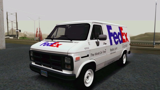 GMC 5500 FedEx Cargo Van