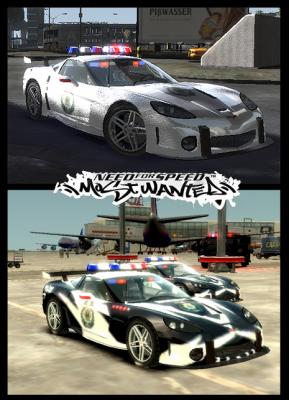 Chevrolet Corvette Z06 Police (NFSMW)