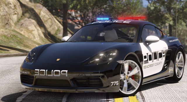 Porsche 718 Cayman S | Hot Pursuit Police