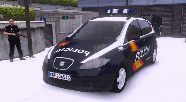 Seat Altea XL — Policía Nacional Z — CNP (Spanish Police)