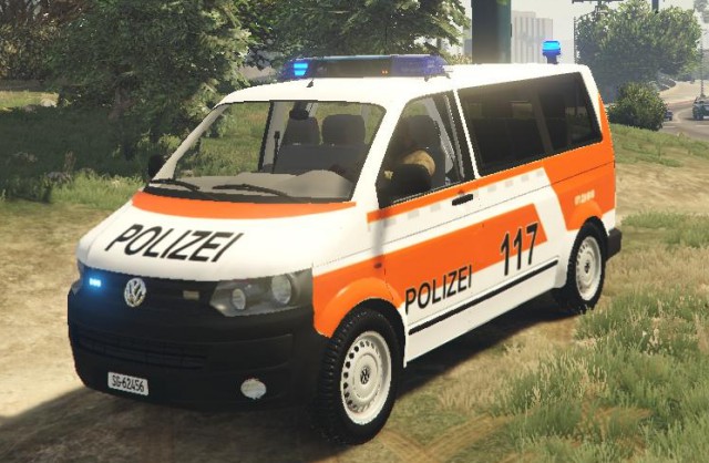 Volkswagen T5 Facelift Stadtpolizei St.Gallen