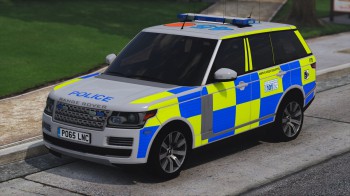 Police Range Rover Vogue