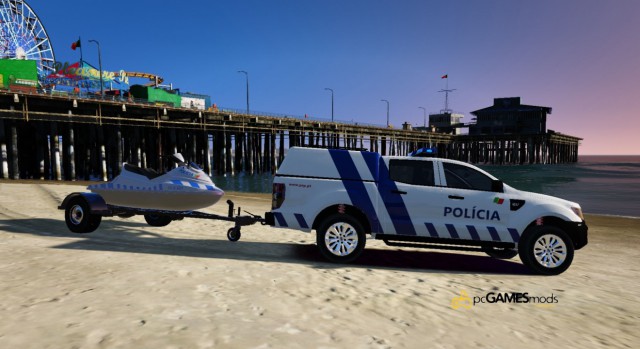 Portuguese Public Security Police JetSki + Trailer