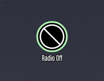 Tap Key for Radio Off