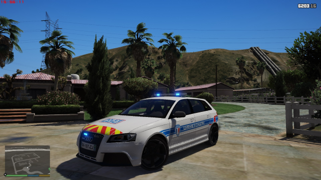 Audi RS3 french police municipale