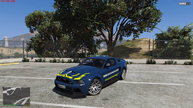 Ford mustang NFS French gendarmerie