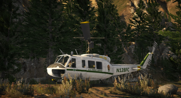 US Forest Service UH-1H