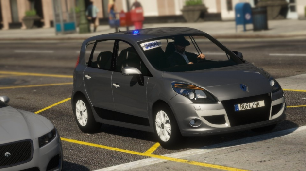 Renault Scenic III Police National et BAC