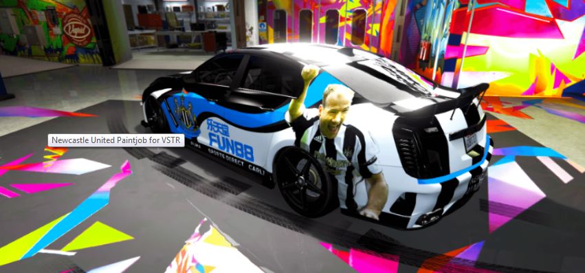 Newcastle United Paintjob for VST