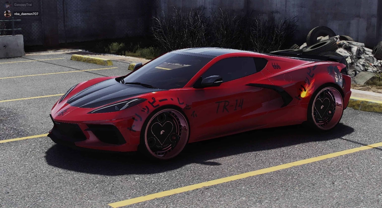 Trippie Redd Chevrolet Corvette C8 Stingray 1.1