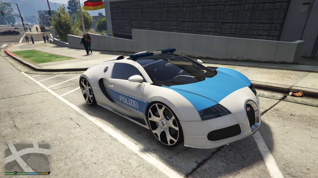 Bugatti Veyron Polizei-Lackierung 1.0