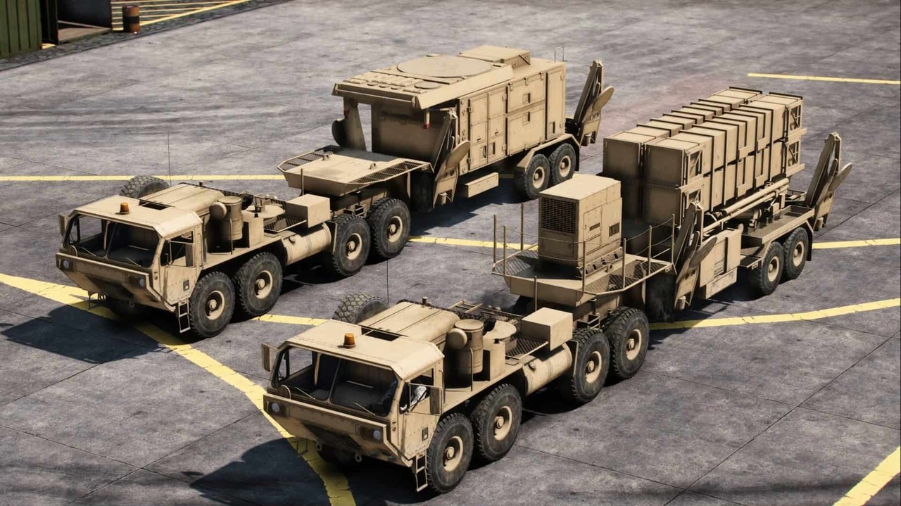 M983 HEMTT with Patriot Missile Trailers