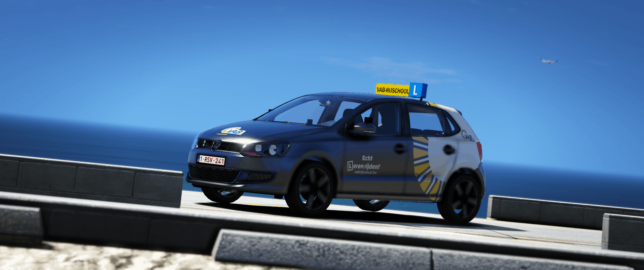 Volkswagen Polo Belgium/Belgian driving school/VAB rijschool 1.0