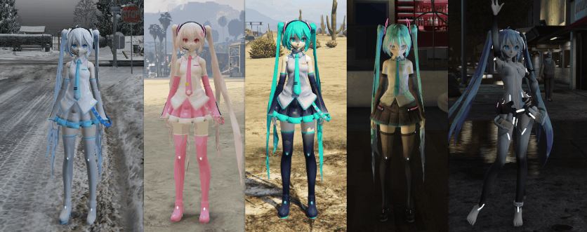 Tda style Hatsune Miku [Add-On Ped] 1.0