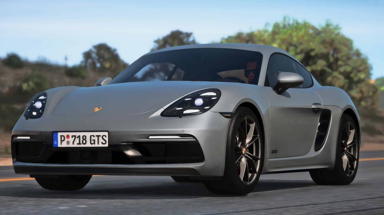 2020 Porsche 718 Cayman GTS (Working spoiler)