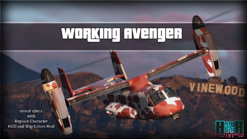 Working Avenger in SP v13.0