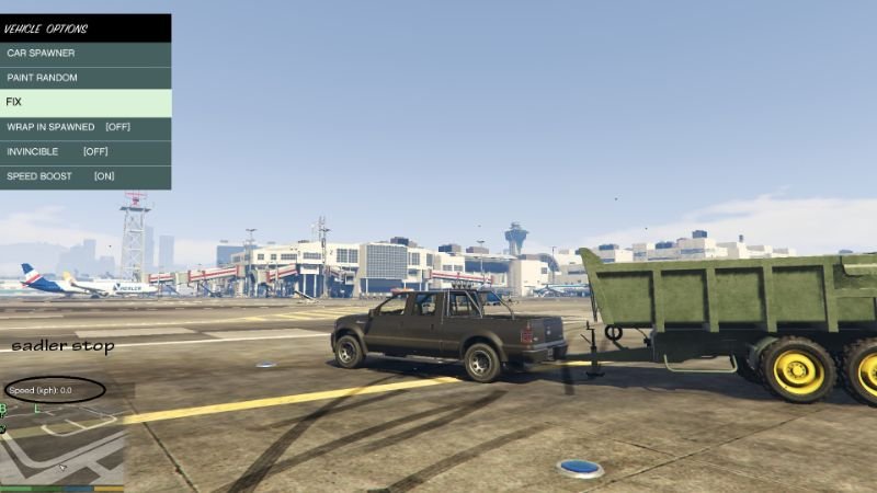 Sadler and Bison with trailer v1.1